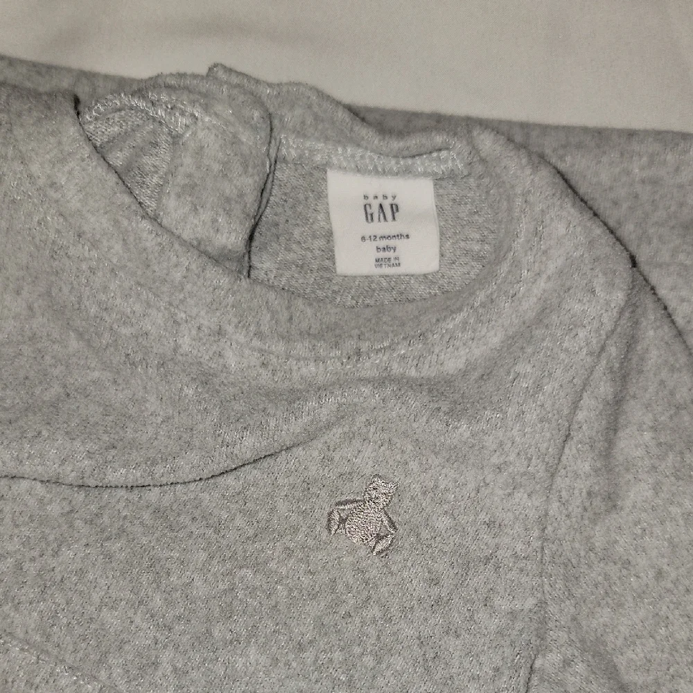 Gray Baby Sweatshirt and Pants Set
